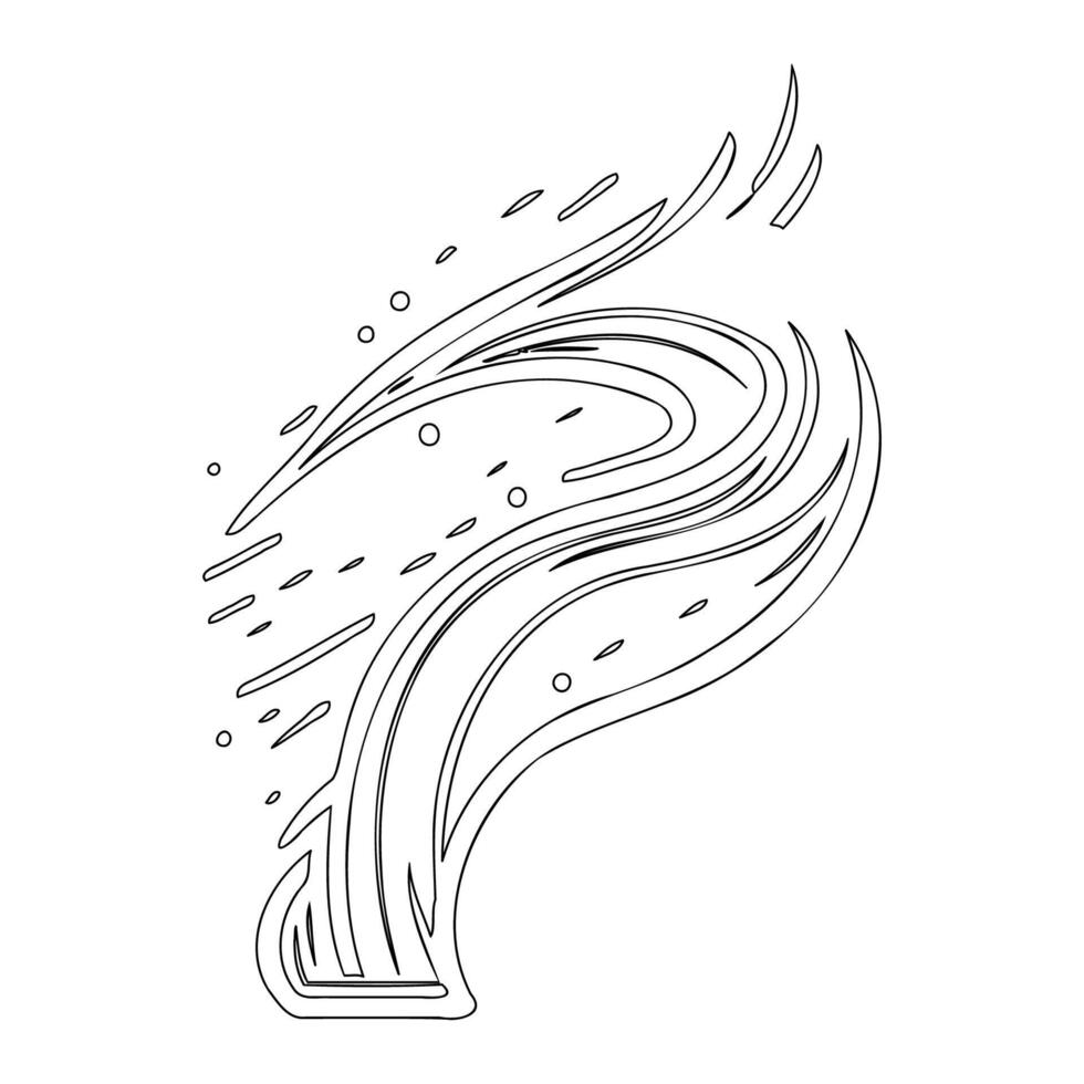 Astronaut outline illustration sketch vector