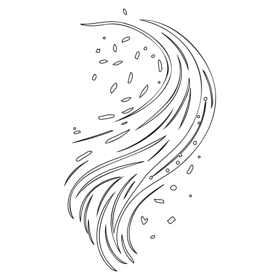 Astronaut outline illustration sketch vector