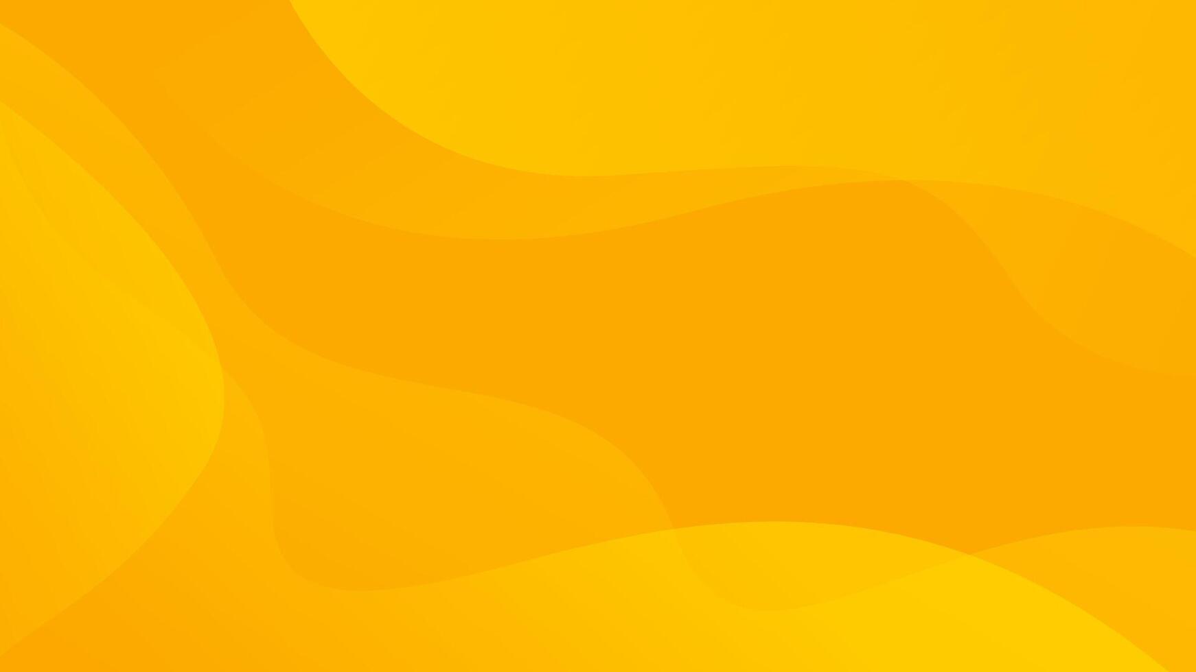 Orange-yellow gradient abstract liquid background, Modern dynamic wallpaper with fluid wavy shapes. Suitable for templates, banners, brochures, events, ads, web, and pages vector