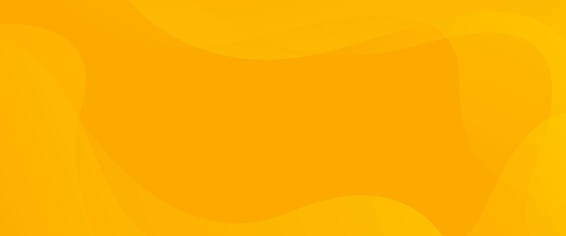 Orange-yellow gradient abstract liquid background, Modern dynamic wallpaper with fluid wavy shapes. Suitable for templates, banners, brochures, events, ads, web, and pages vector