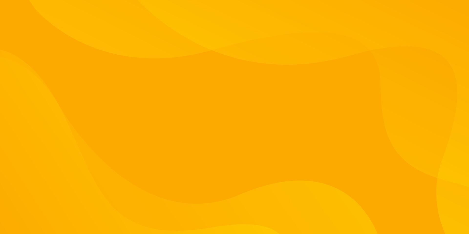 Orange-yellow gradient abstract liquid background, Modern dynamic wallpaper with fluid wavy shapes. Suitable for templates, banners, brochures, events, ads, web, and pages vector