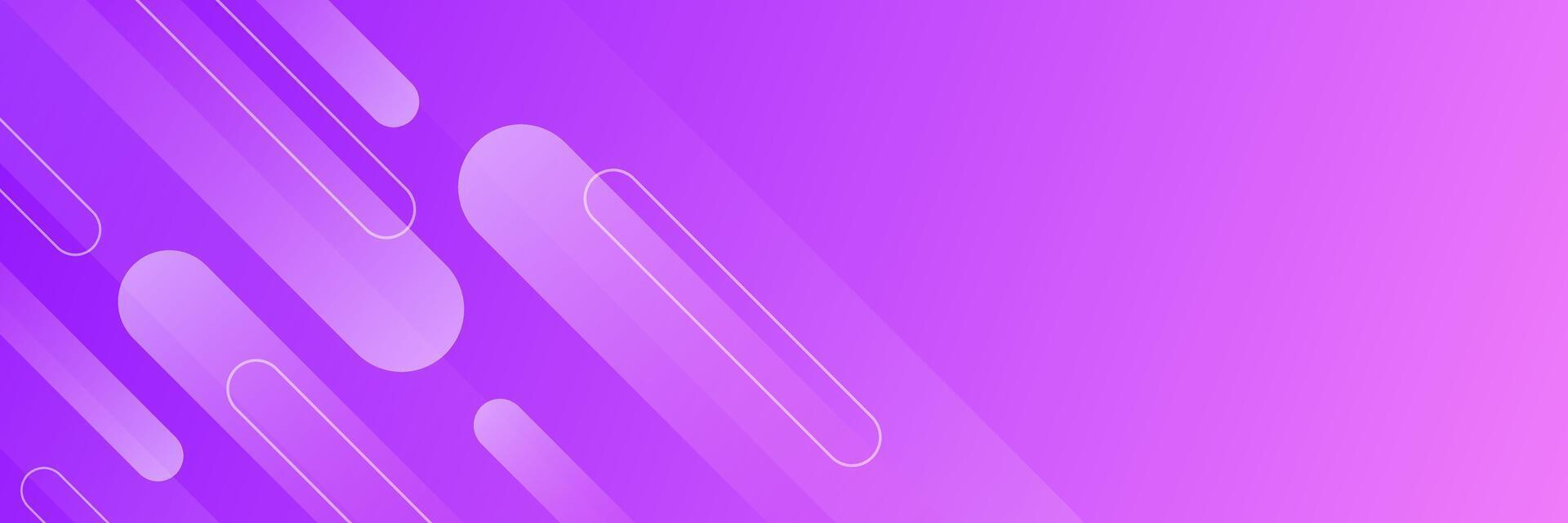 Abstract purple dynamic banner background. Modern gradient wallpaper. Beautiful design for templates, banners, posters, covers, brochures, websites, and pages vector