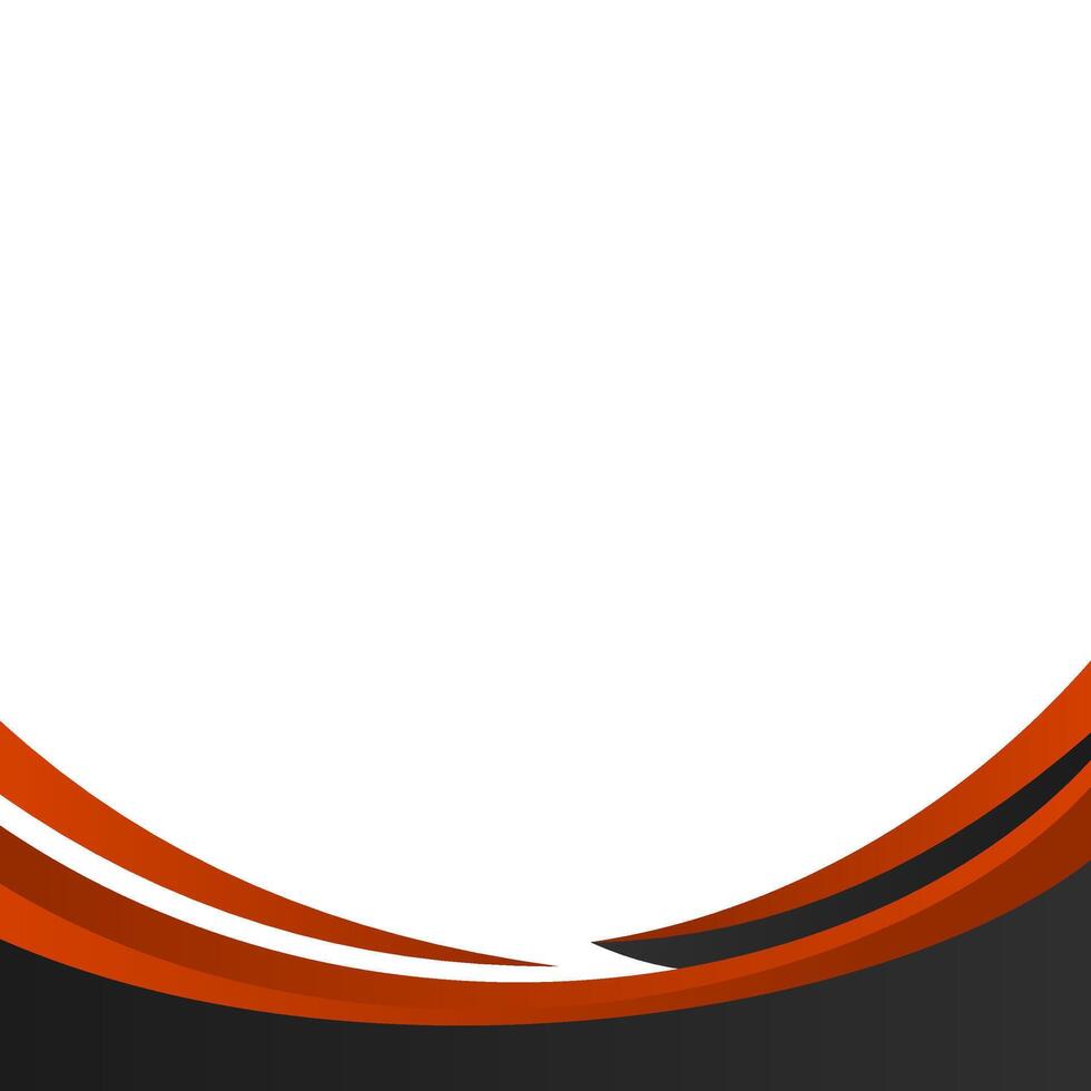 Abstract Modern Curved Footer vector
