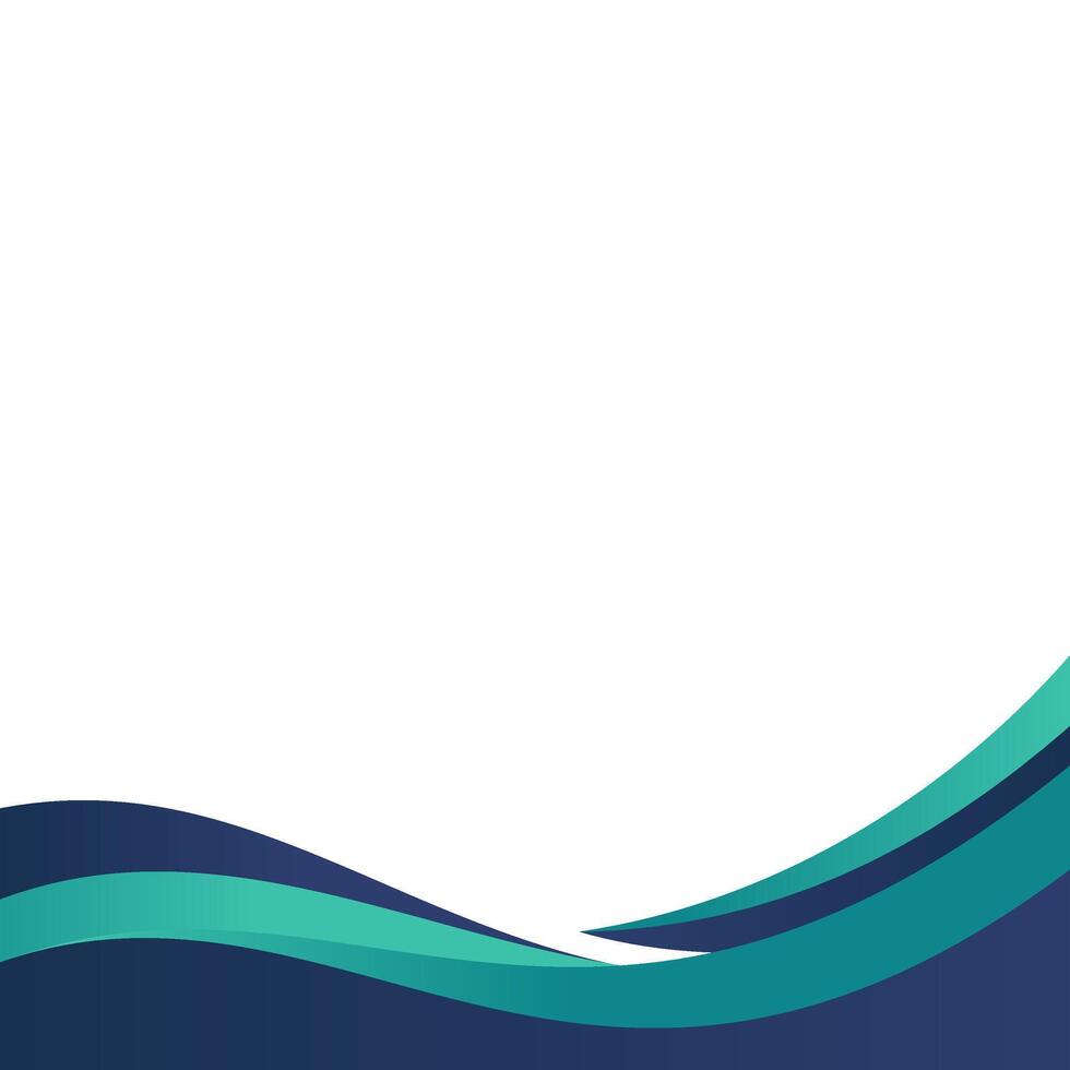 Abstract Modern Curved Footer vector