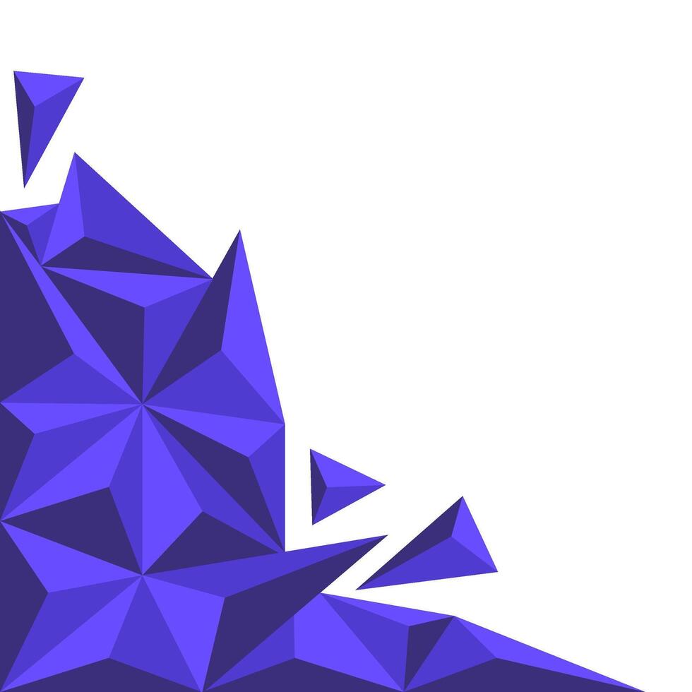 Abstract Diamond Corner Decoration vector