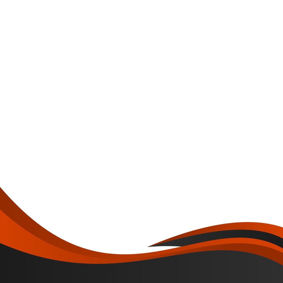 Abstract Modern Curved Footer vector