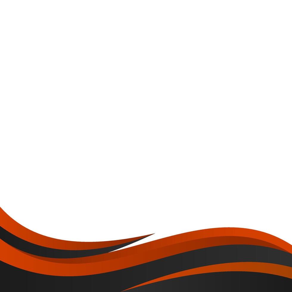 Abstract Modern Curved Footer vector