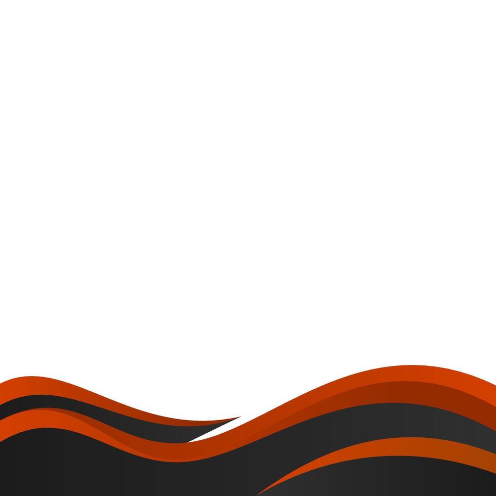 Abstract Modern Curved Footer vector