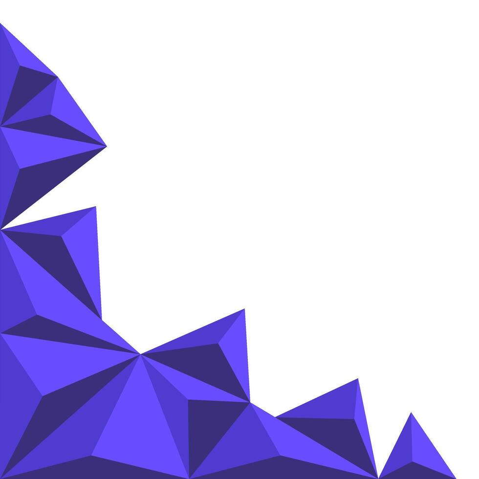 Abstract Diamond Corner Decoration vector