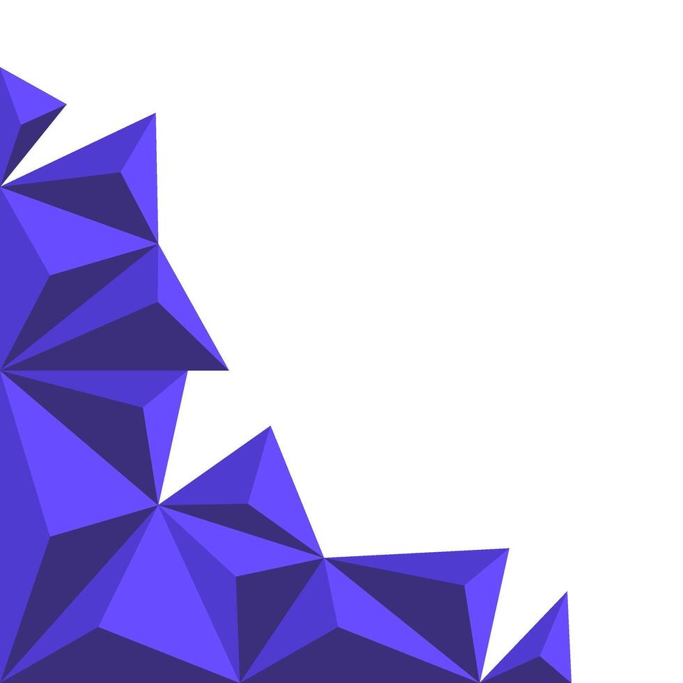 Abstract Diamond Corner Decoration vector