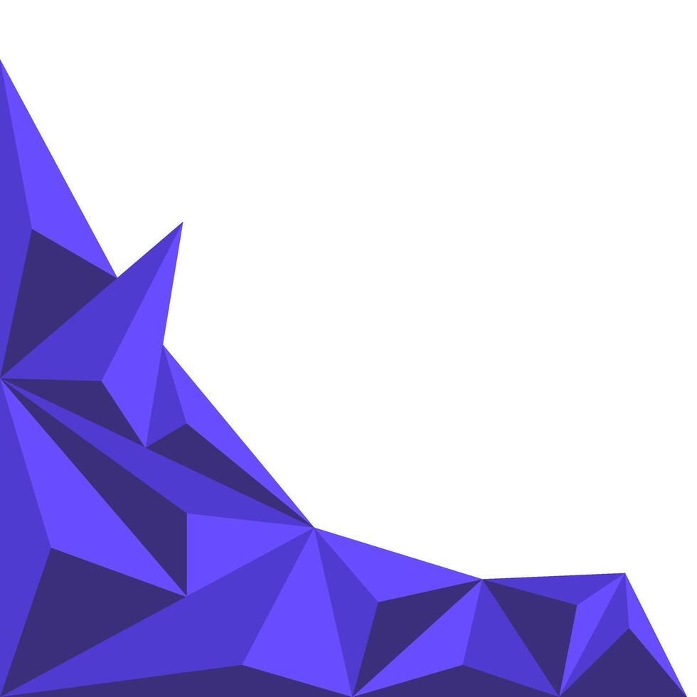 Abstract Diamond Corner Decoration vector