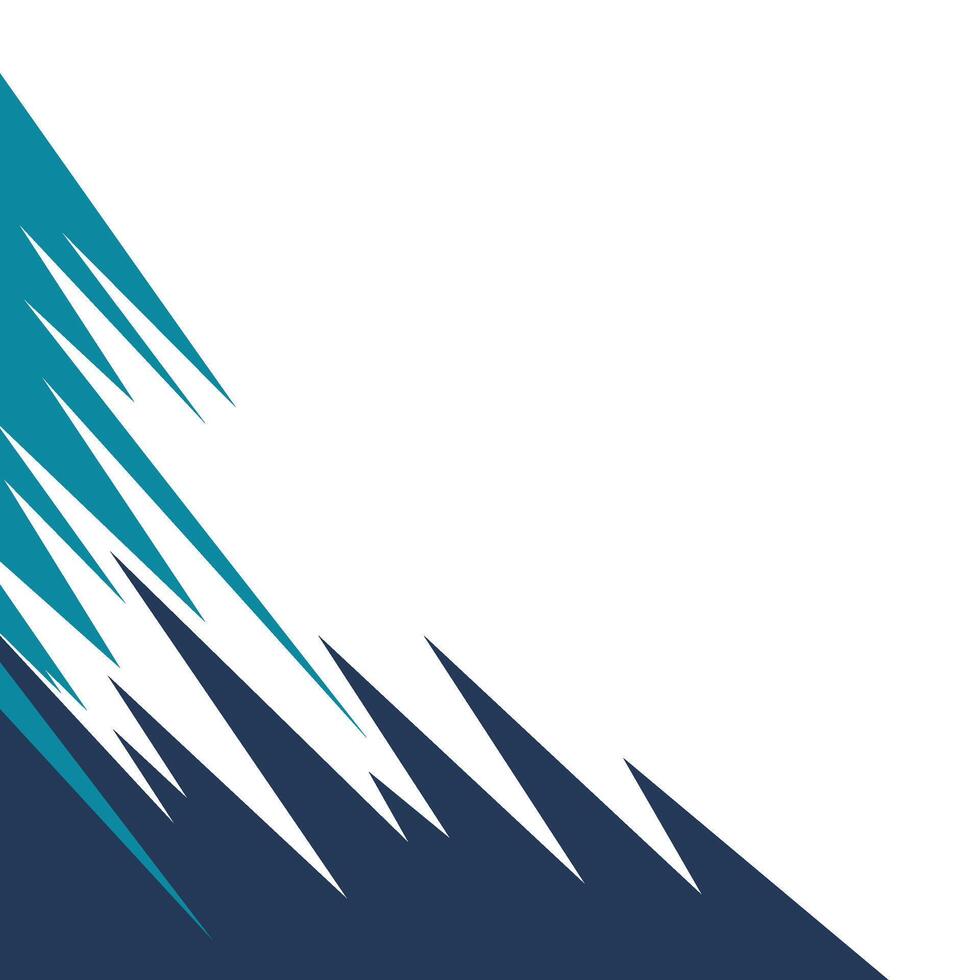 Thorns Corner Shape Decoration vector