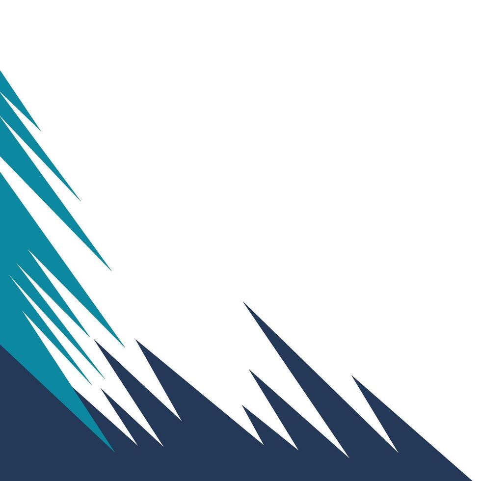 Thorns Corner Shape Decoration vector