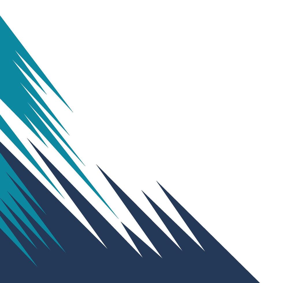 Thorns Corner Shape Decoration vector