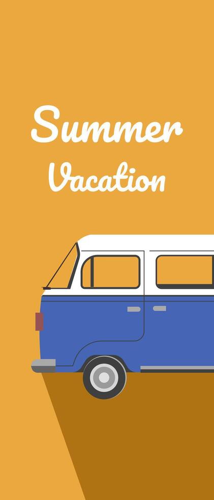 Summer vacation background vector