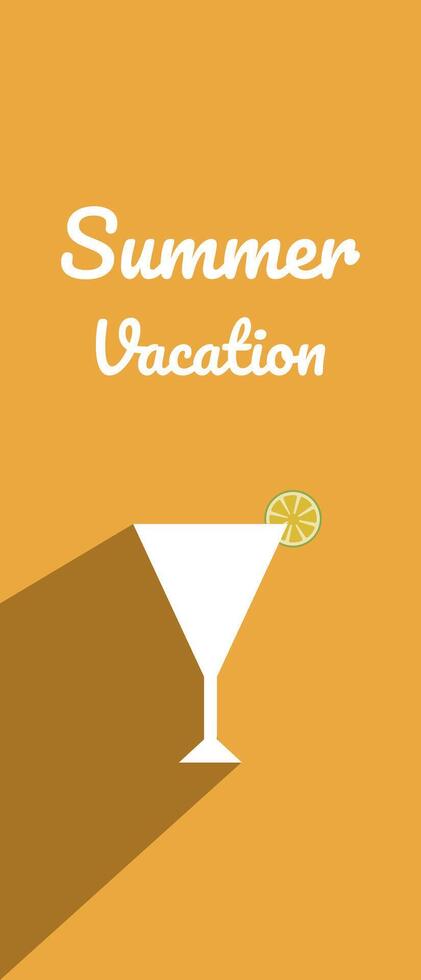 Summer vacation background vector