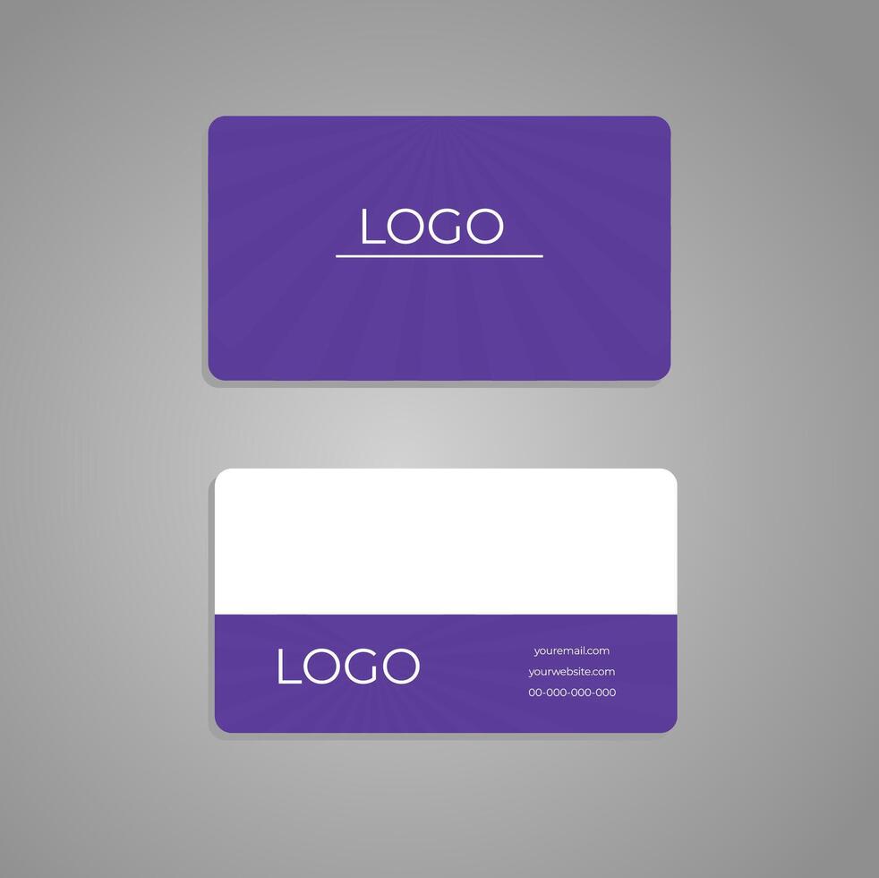 Bussnies card design vector