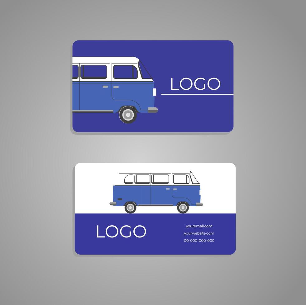 Bussnies card design vector