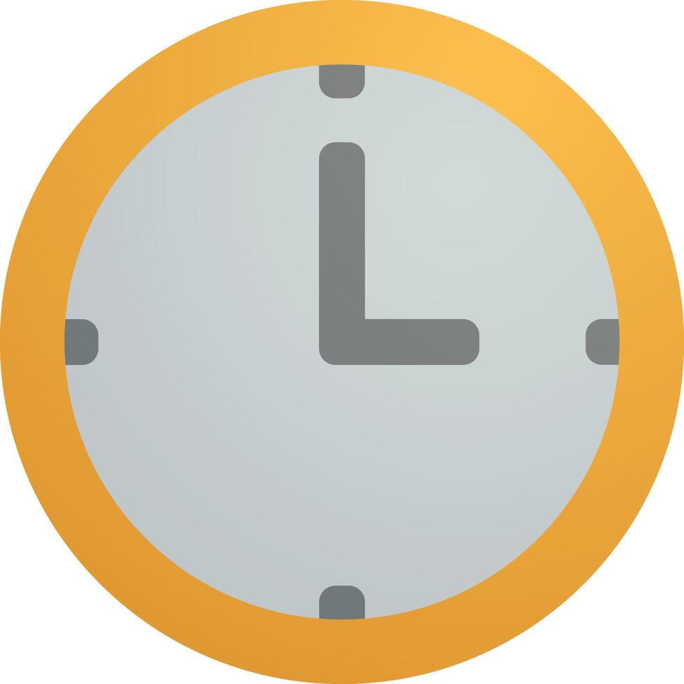 watch clock time icon . , flat gradient color illustration vector