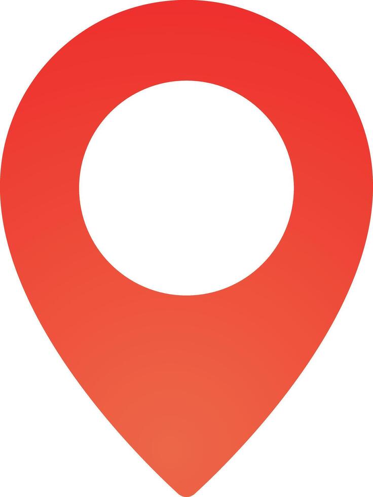 location maps Icon in flat gradient style color, illustration, art for design, ui, web, interface vector