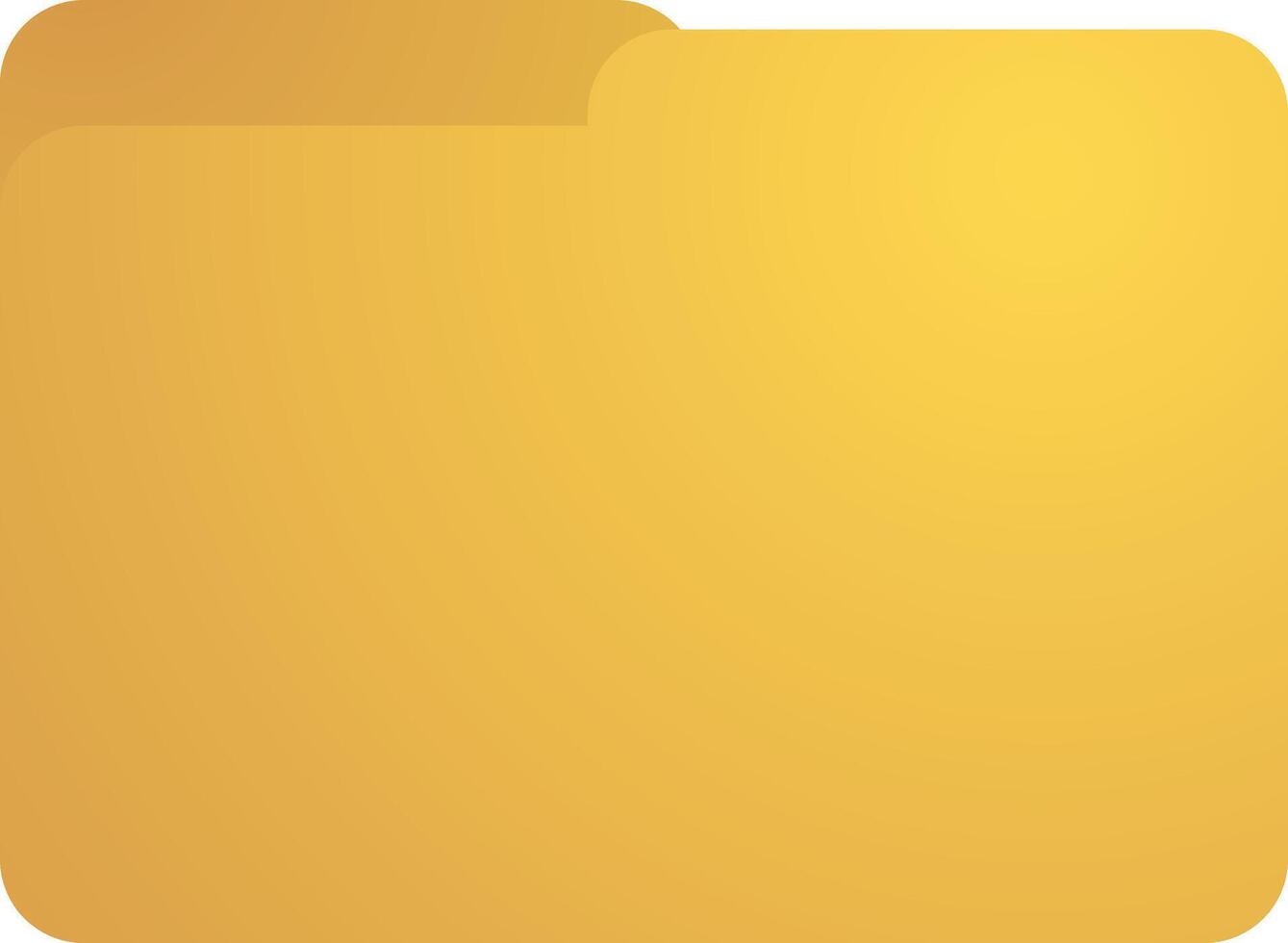 Folder Icon in , flat gradient style color, illustration, art for design, ui, web, interface vector