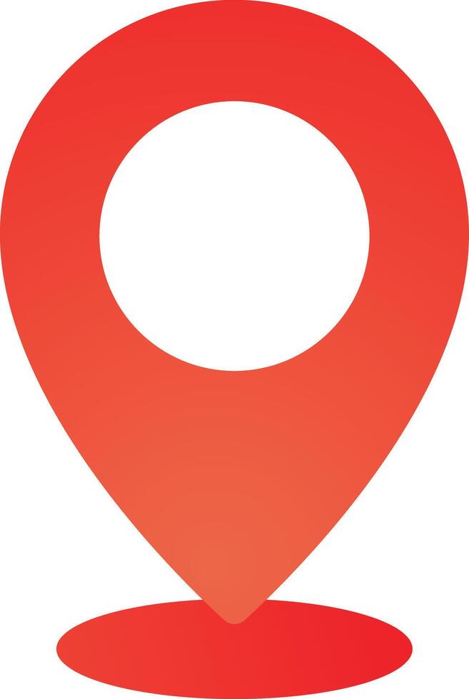 location maps Icon in , flat gradient style color, illustration, art for design, ui, web, interface vector