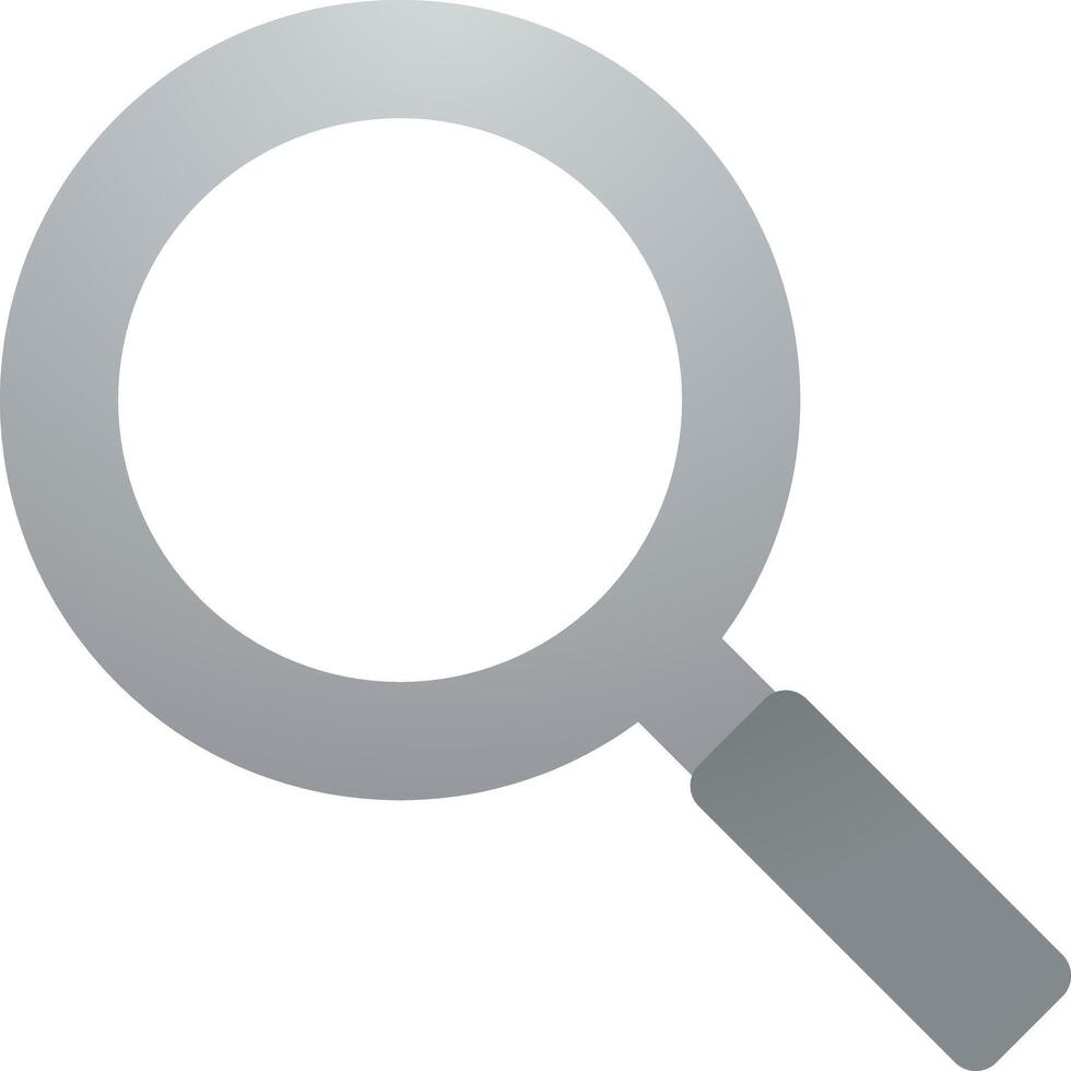 Search magnifier Icon, , flat, gradient, color, illustration, art vector