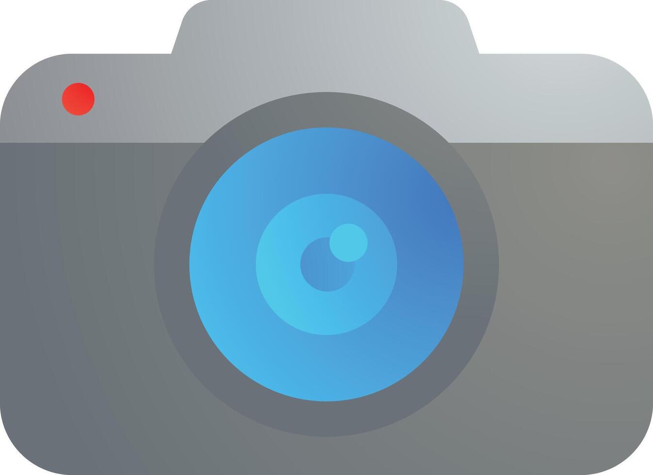 CAMERA ICON - , FLAT GRADIENT COLOR vector