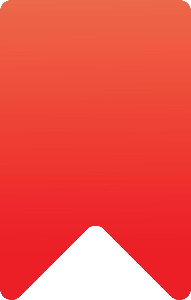 Save Bookmark Icon in flat gradient style color, illustration, art for design, ui, web, interface vector