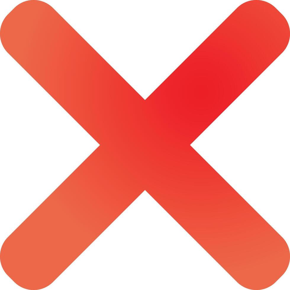 cancel, close, delete, not, not allowed, not permitted, stop, Icon, , flat, gradient, color, illustration, art for design, ui, web, interface vector