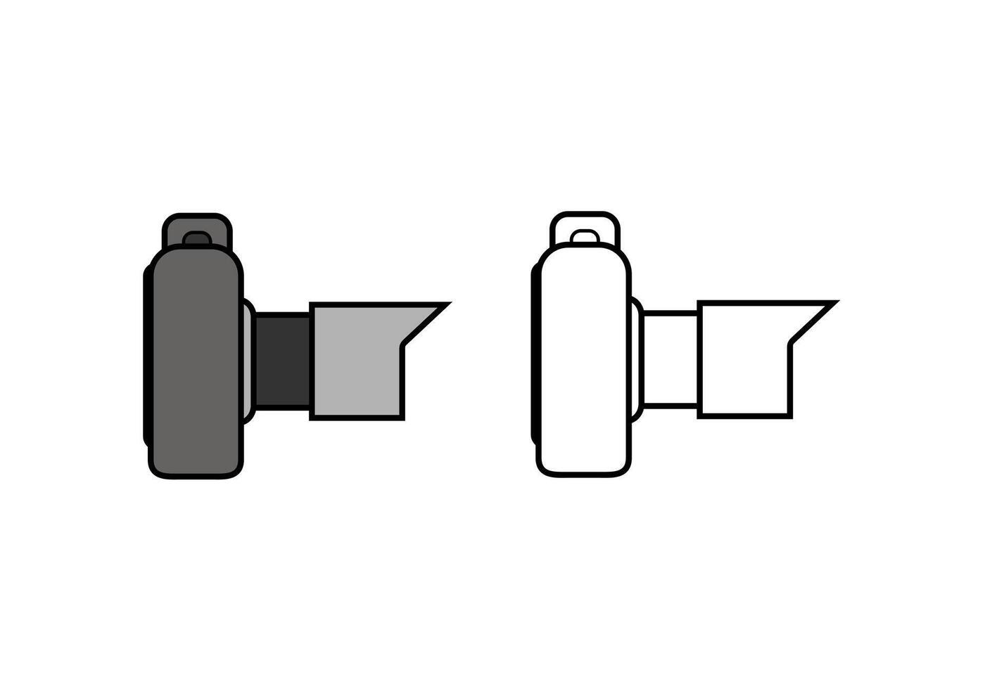 Digital Camera Design Illustration vector