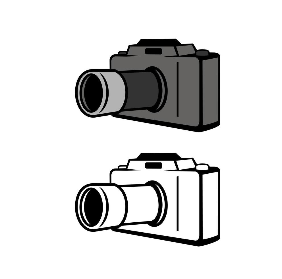 Digital Camera Design Illustration vector