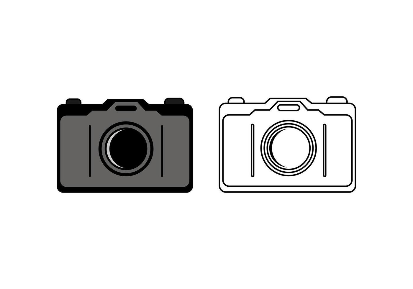 Digital Camera Design Illustration vector