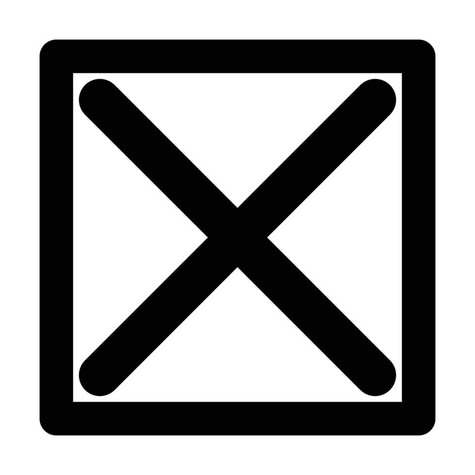 Check box icon on white background vector