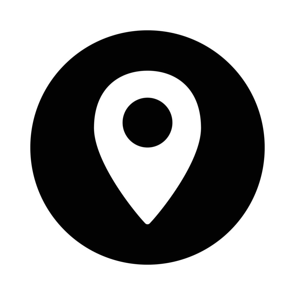 location icon on white background vector
