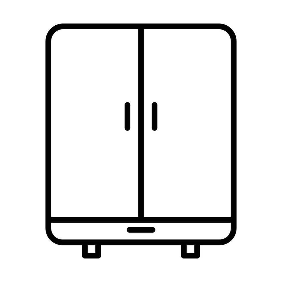 cupboard icon on white background vector