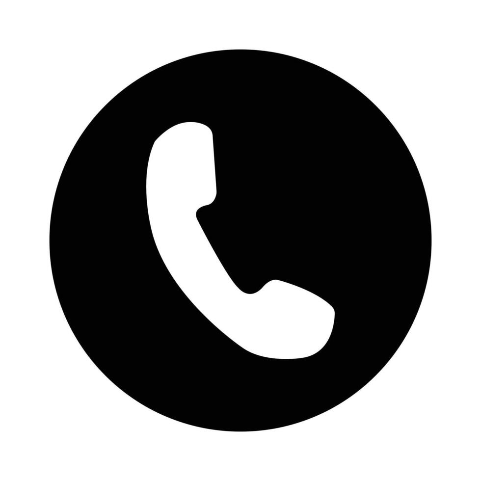 phone icon on white background 48062390 Vector Art at Vecteezy