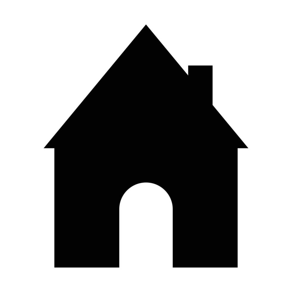 home icon on white background vector