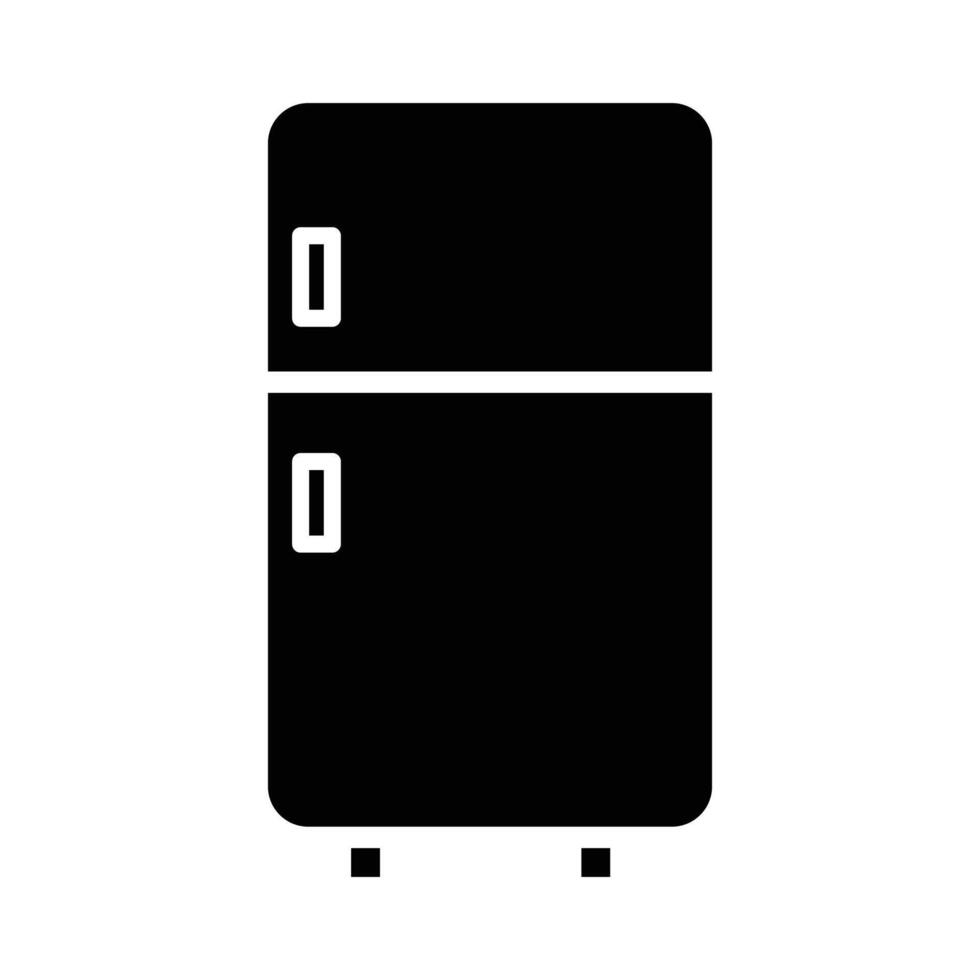 fridge icon on white background vector