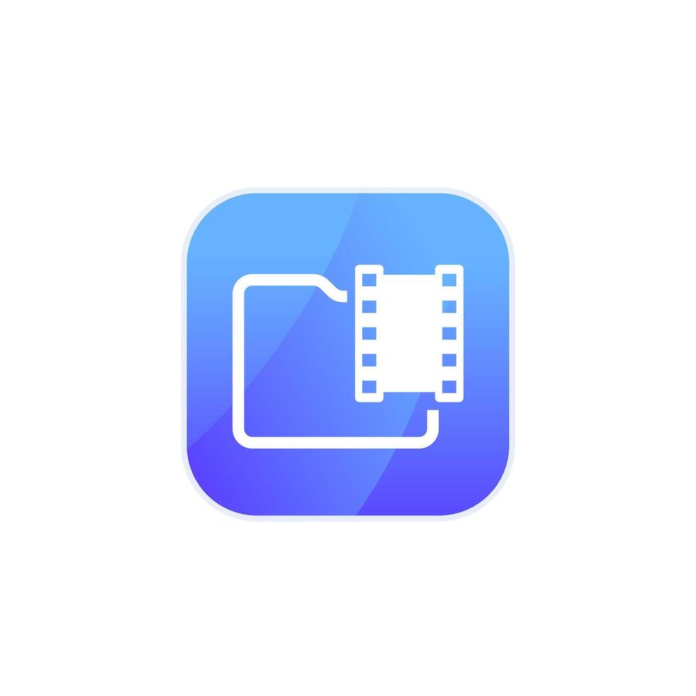 folder with icon for apps vector