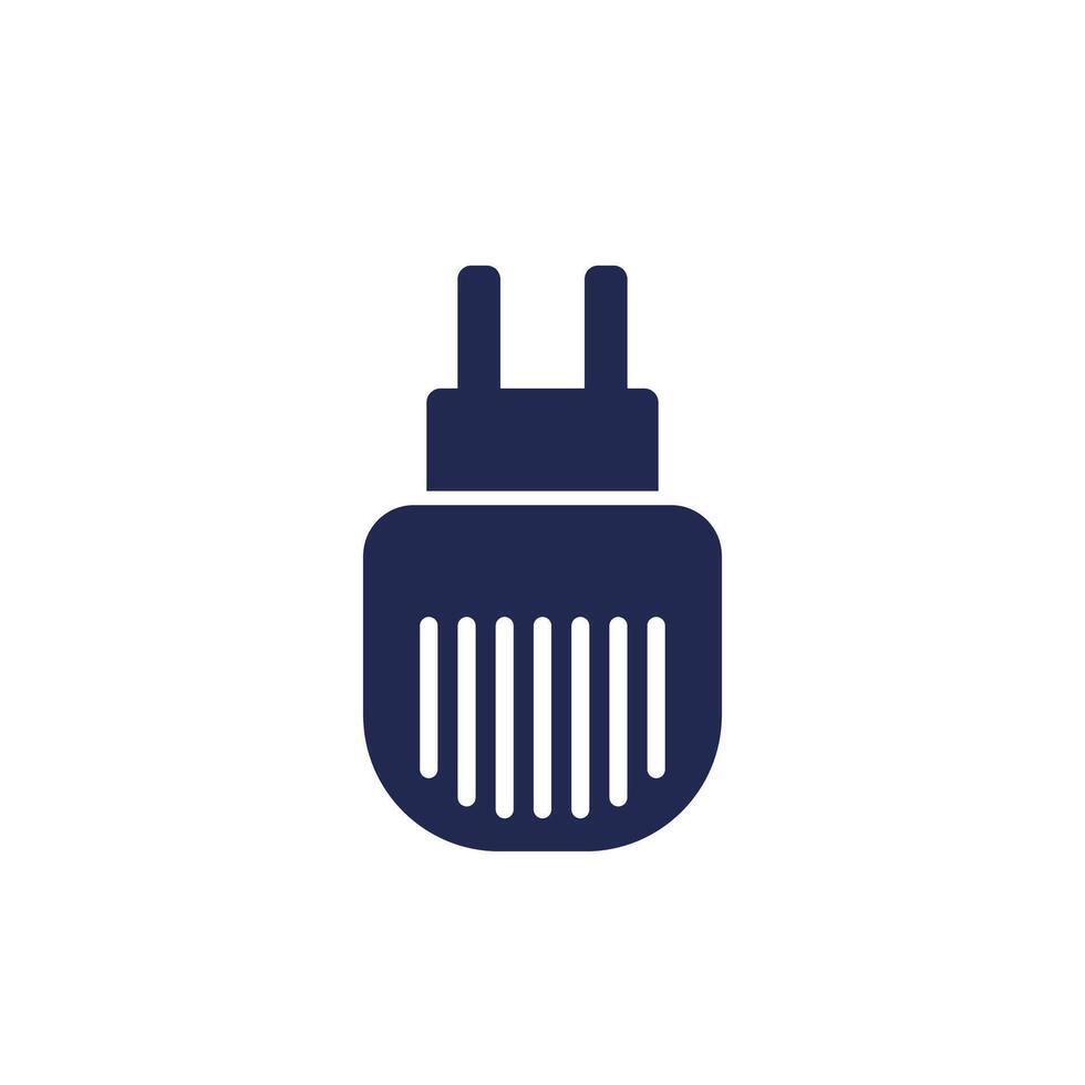 electric fumigator icon on white vector