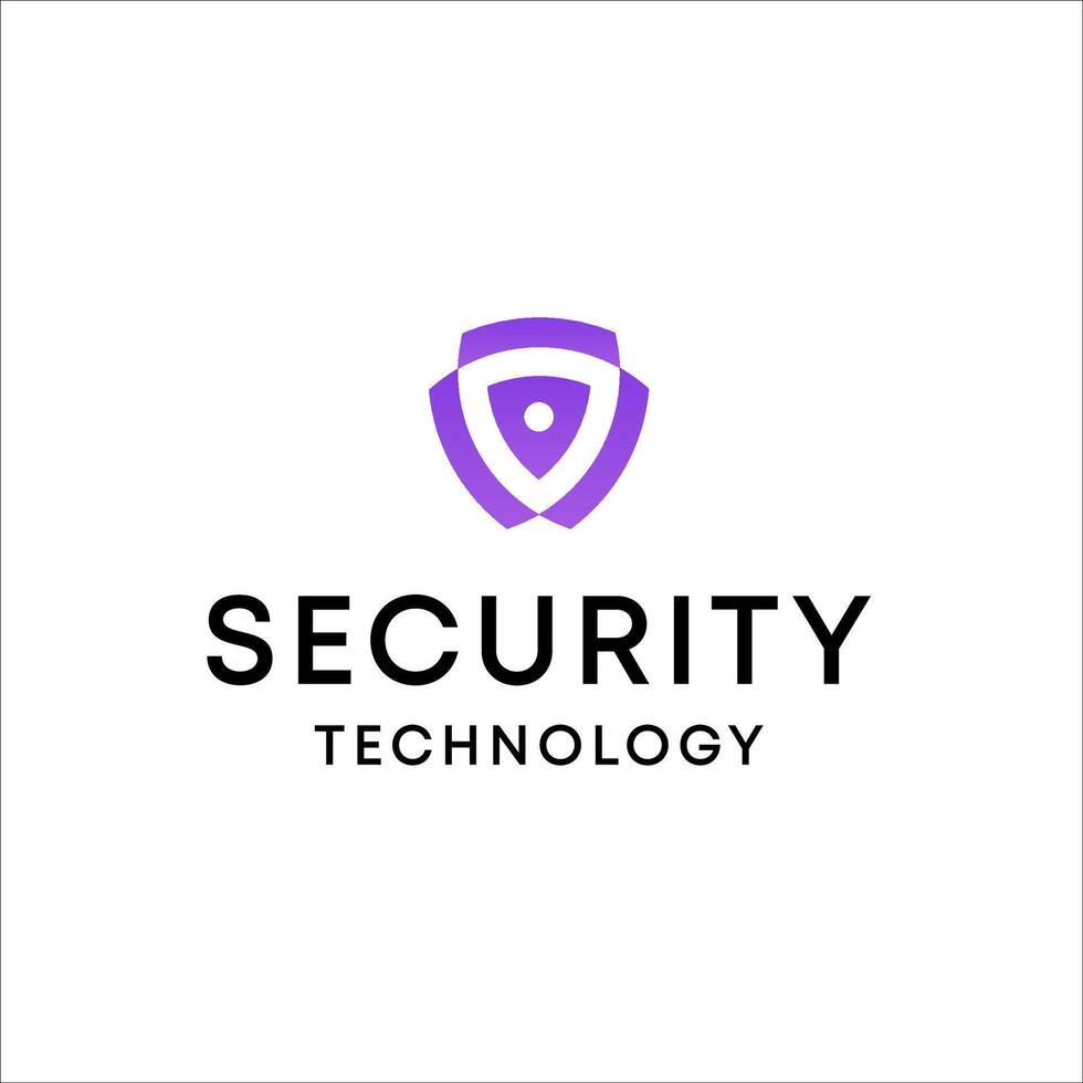 security technology data sheld logo vector