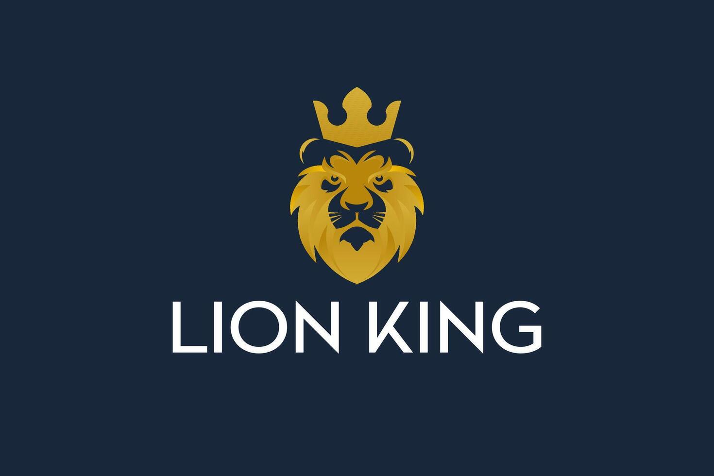 lion logo design template vector