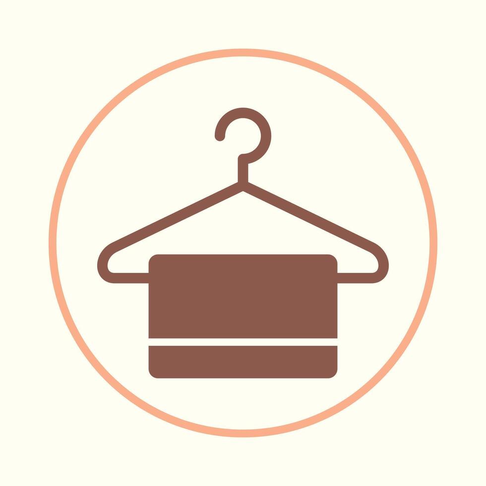 Hanger favorable trendy icon abstract illustration artwork colorful design vector