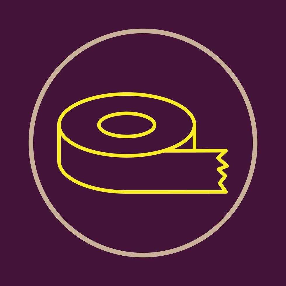 Tape supportive trendy icon attractive abstract illustration artwork design vector