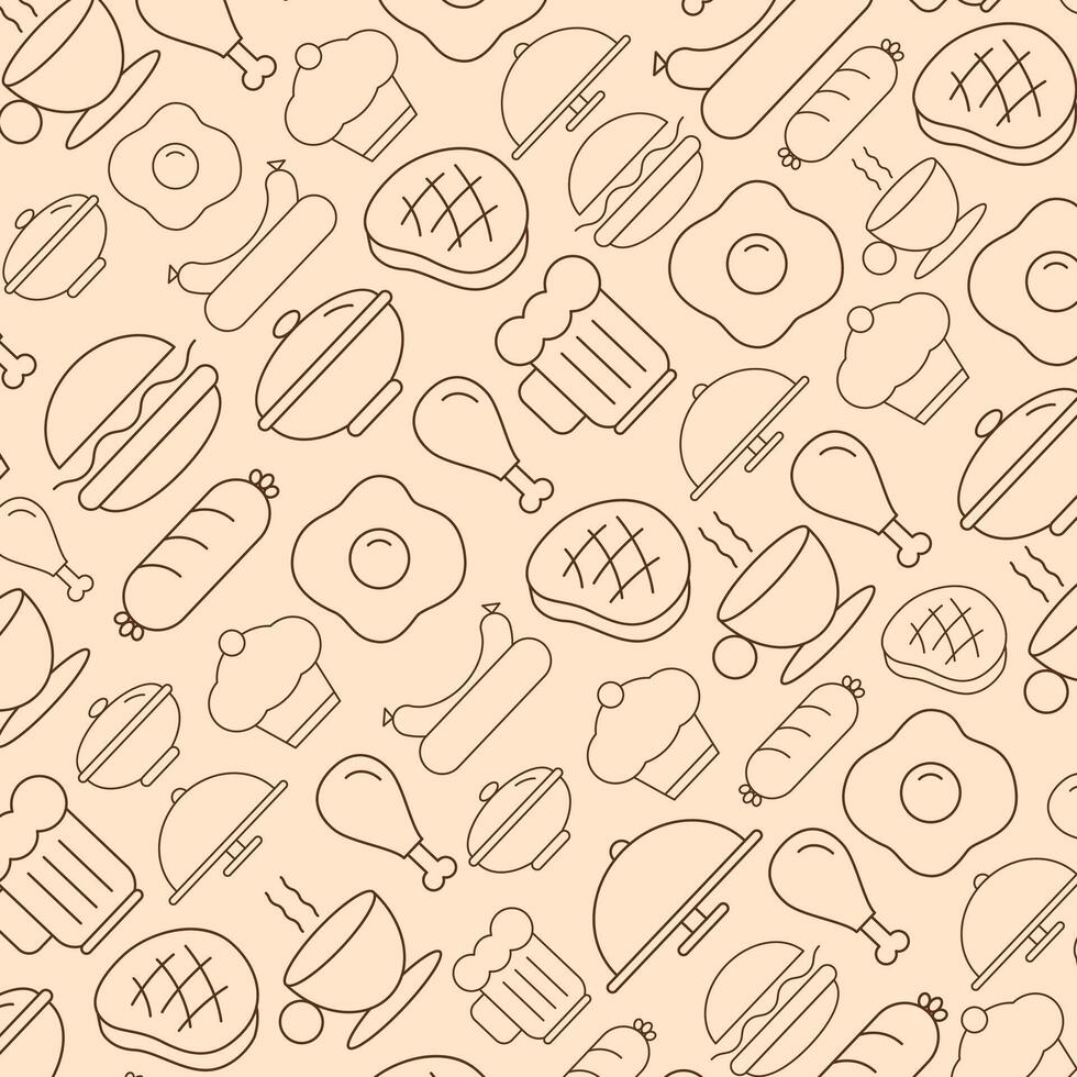 Meat functional beautiful illustration colorful abstract background vector