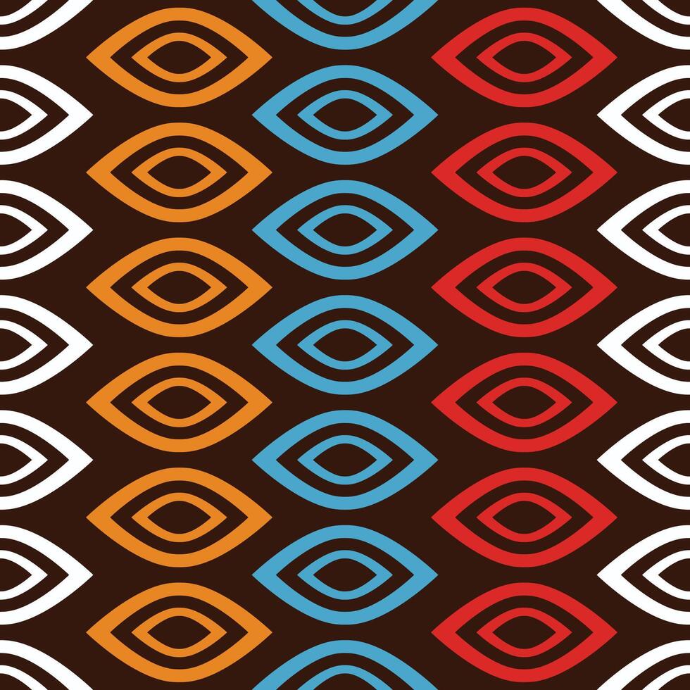 Eye Shape functional beautiful illustration colorful abstract background vector