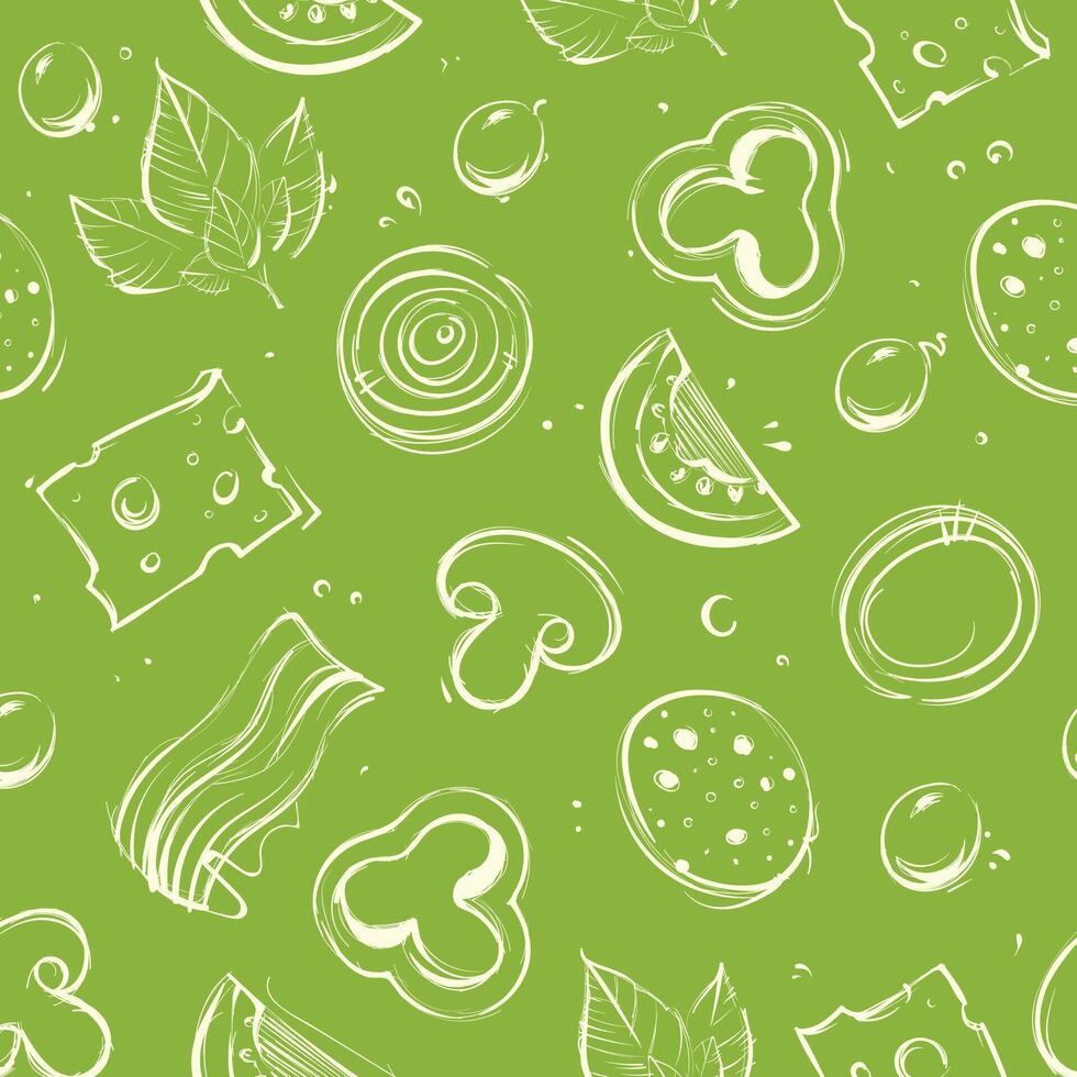 Food functional beautiful illustration colorful abstract background vector