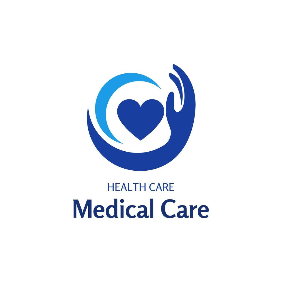 the logo for health care medical care vector