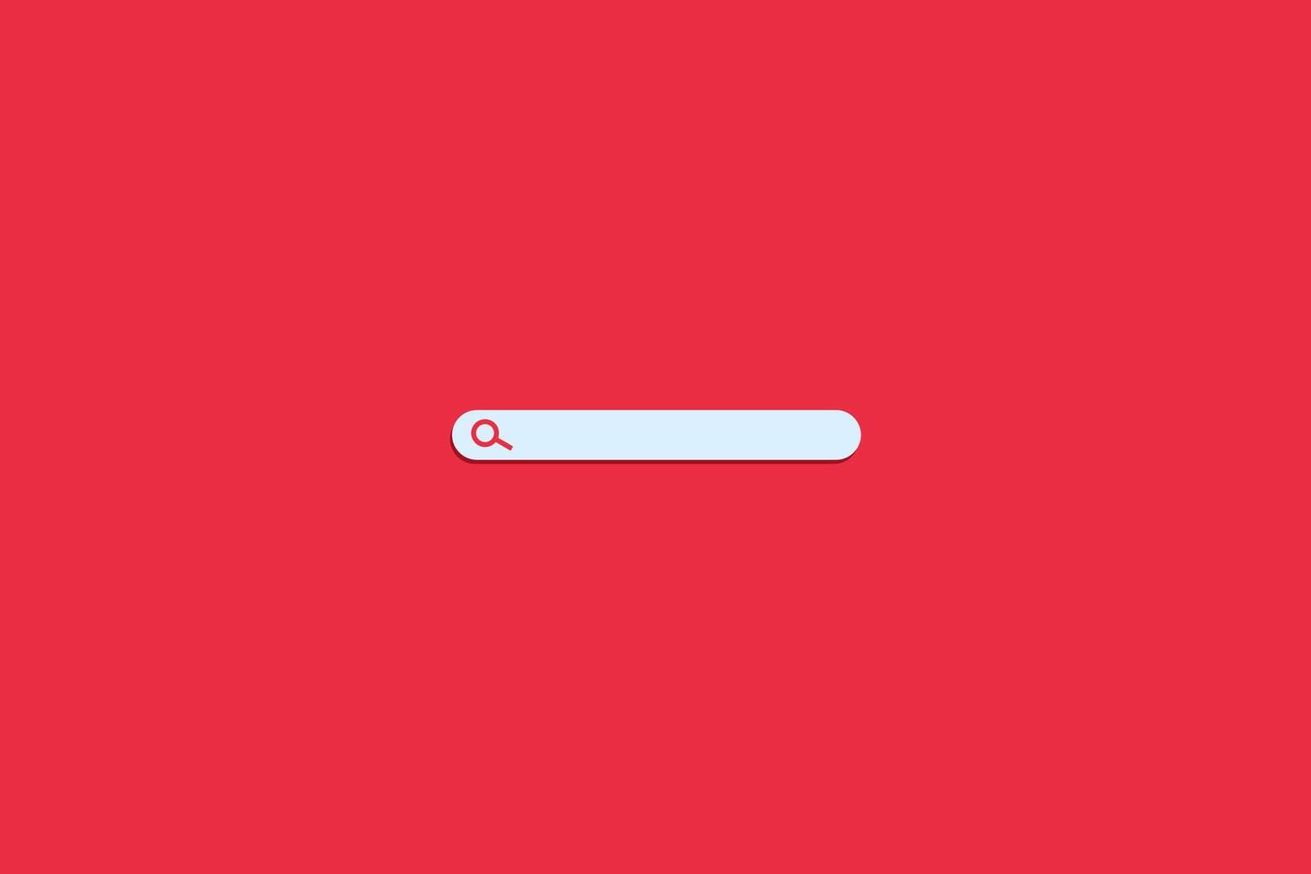 red search bar copy 3d space vector